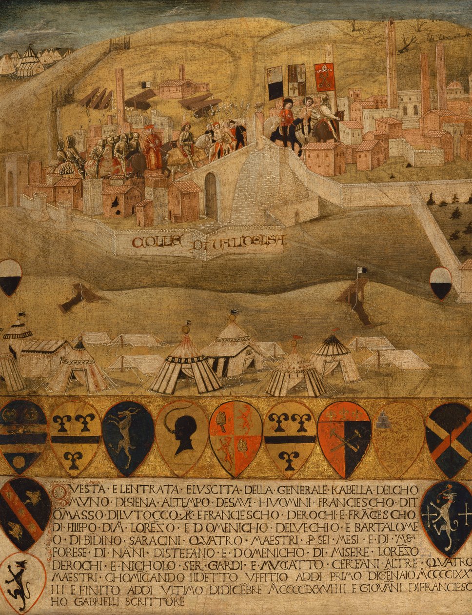 La reddition de la ville de Colle Val d