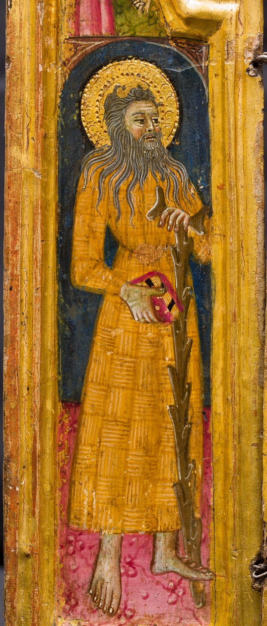 Triptyque : Saint Antoine abbé trônant, Saint Paul l