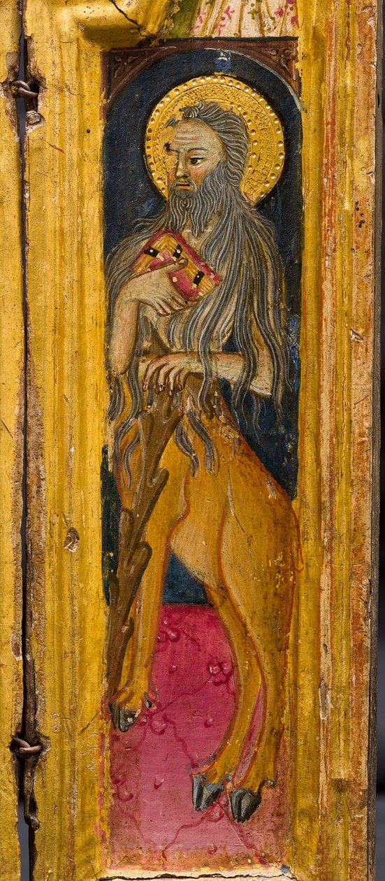 Triptyque : Saint Antoine abbé trônant, Saint Paul l