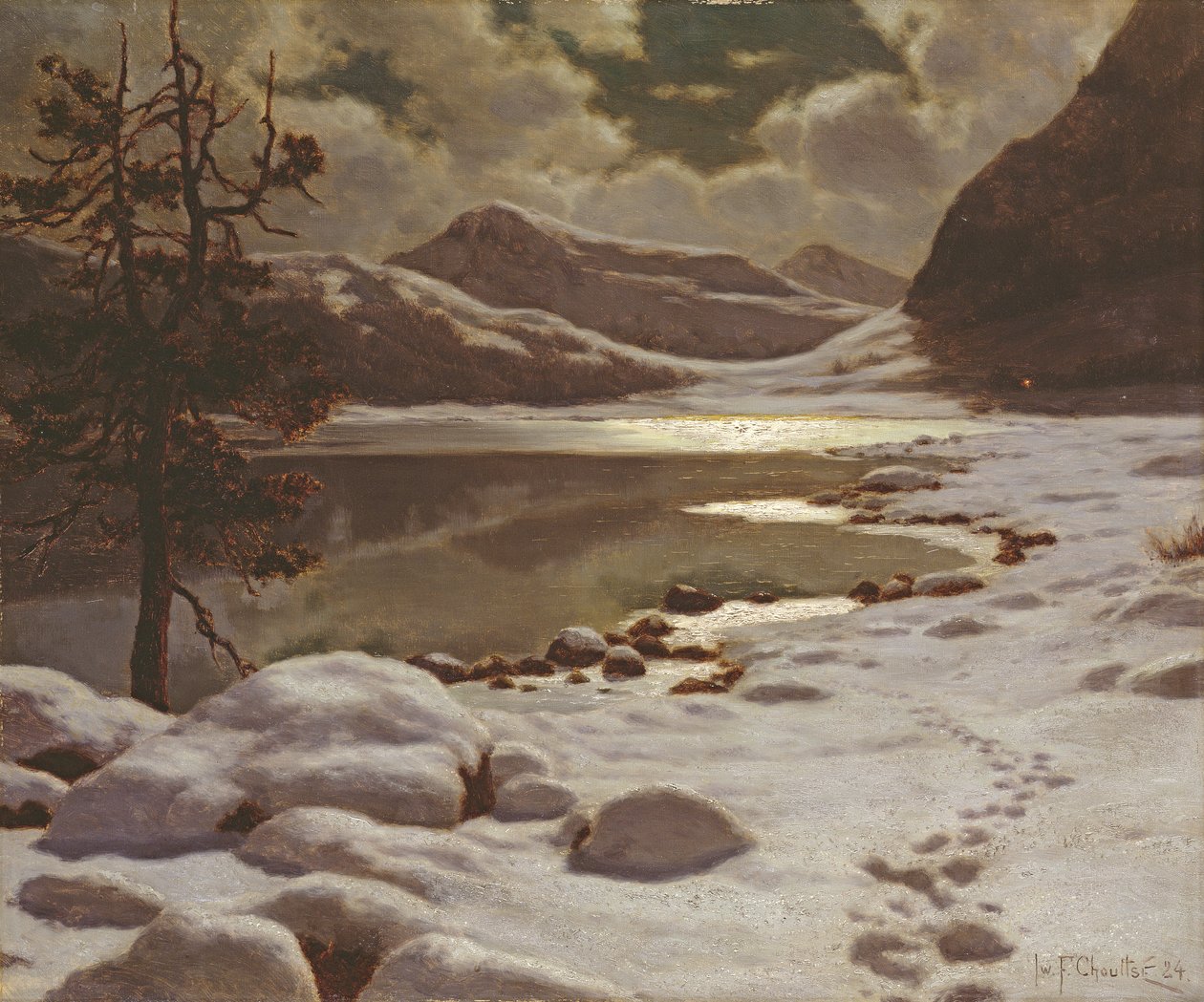 Clair de lune en hiver - Ivan Fedorovich Choultse