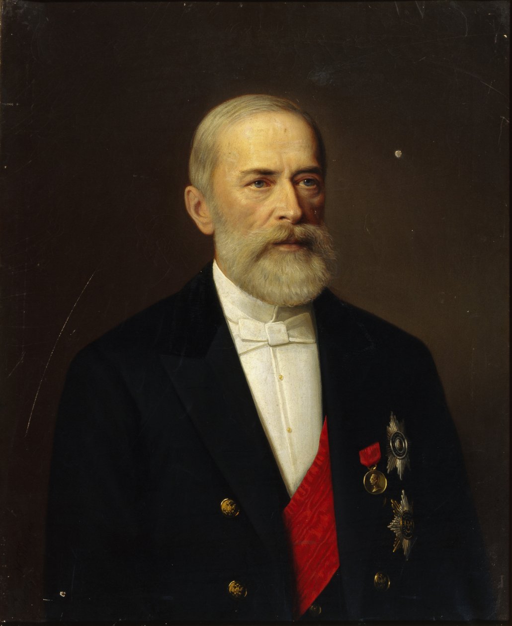 Portrait de Nikolai Khristianovich Bunge, 1887 - Ivan Alexeevich Tyurin