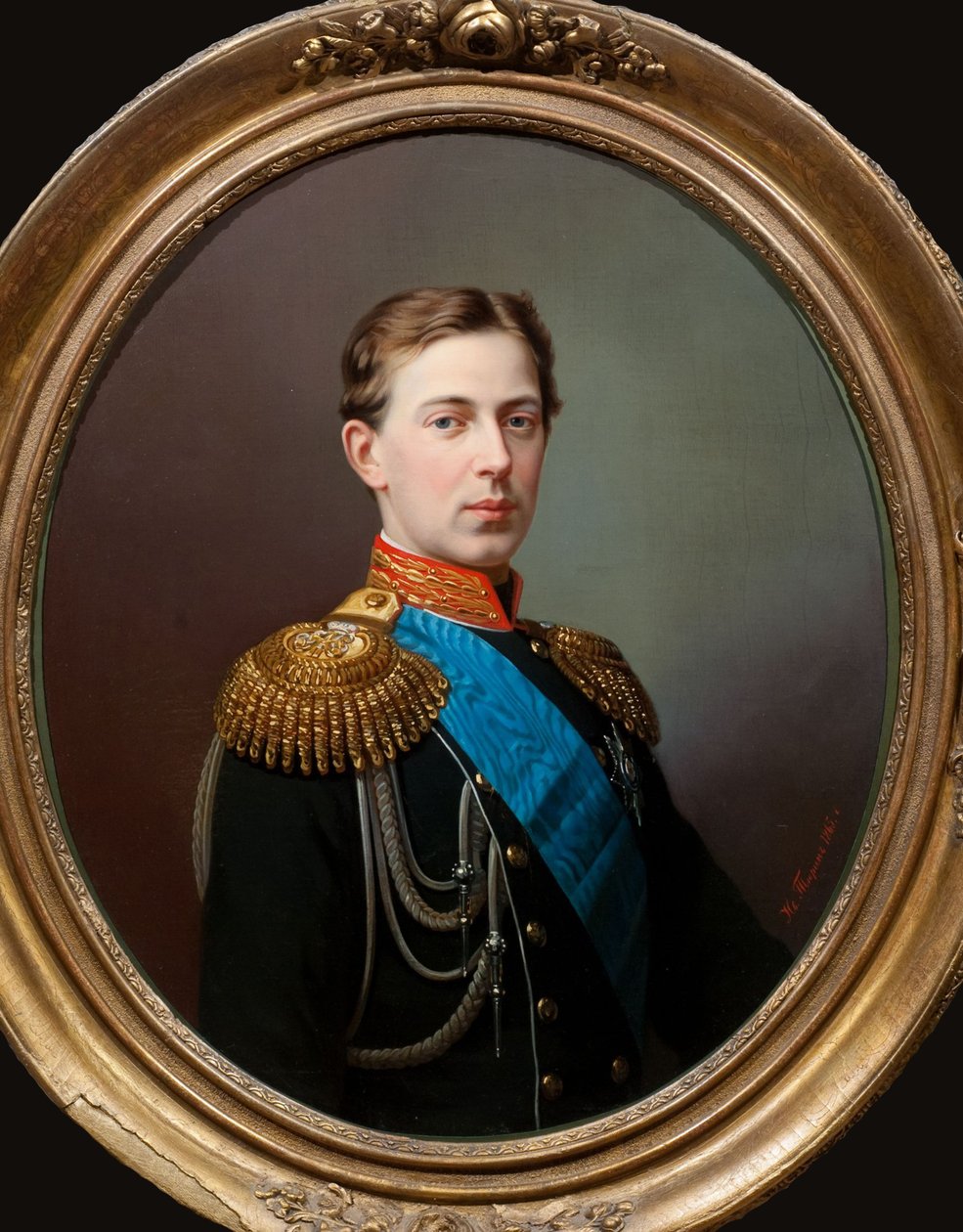 Portrait du Tsarévitch Nicolas Alexandrovitch de Russie 1843-1865, 1865 - Ivan Alexeevich Tyurin