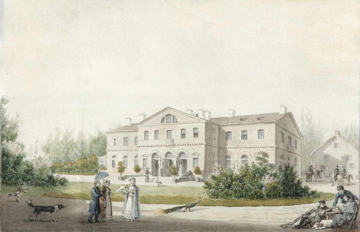 La maison de campagne Priyutino, 1830 - Ivan Alexeyevich Ivanov