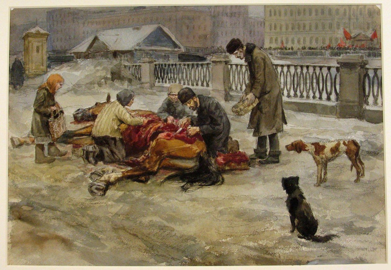 Petrograd en 1918 de la série d