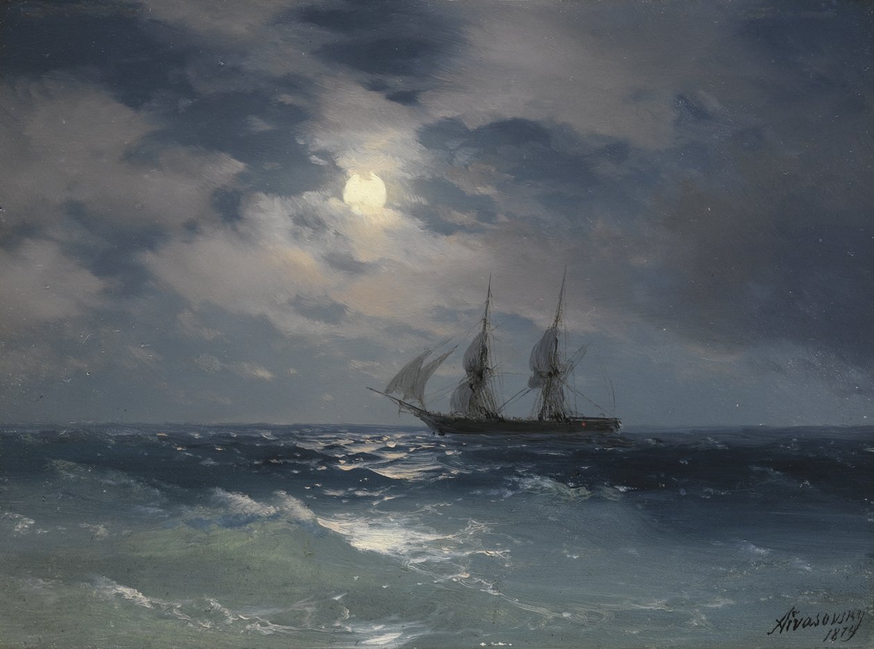 Brig Mercury - Ivan Konstantinovich Aivazovsky
