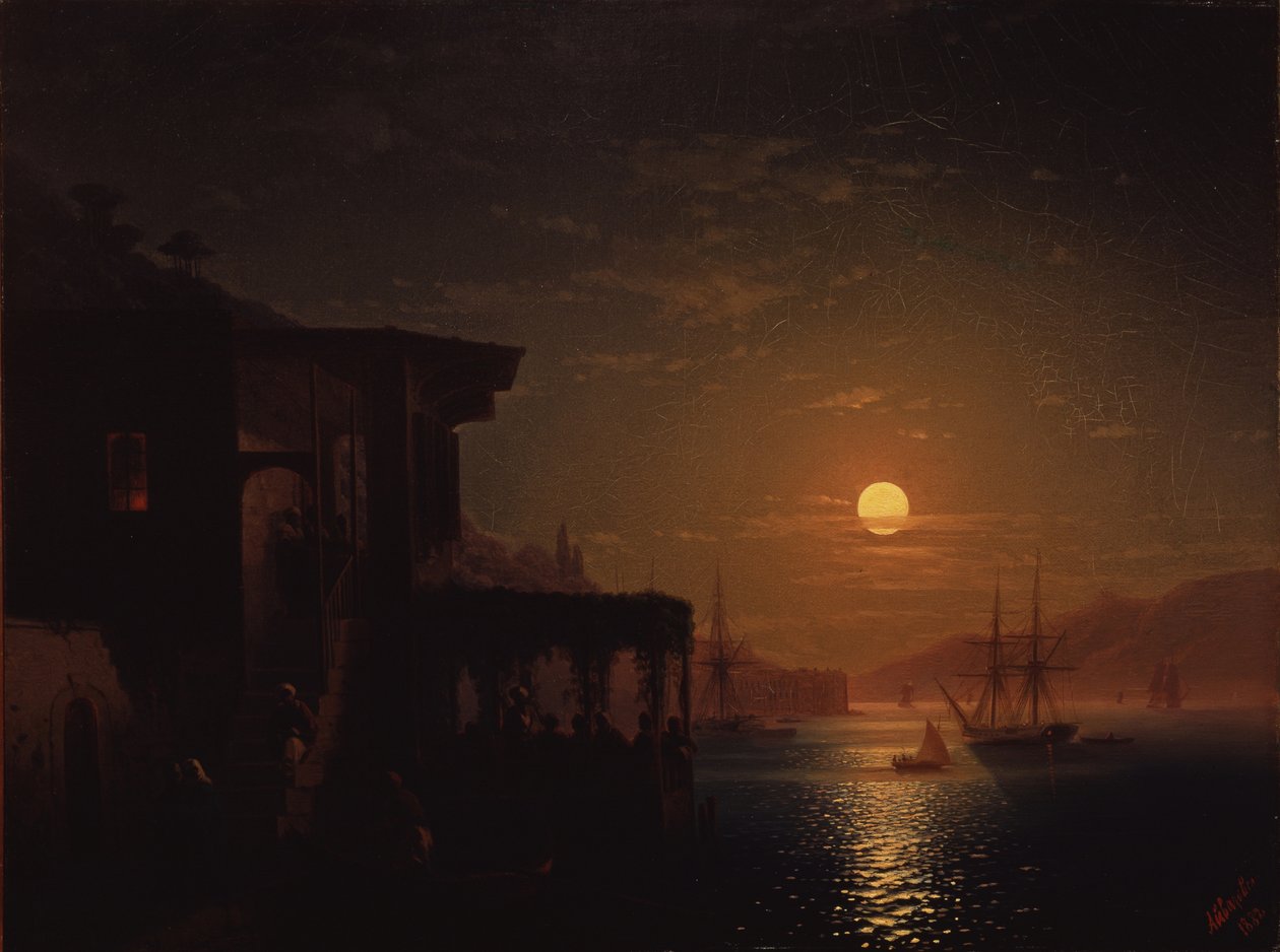 Constantinople au soir, 1882 - Ivan Konstantinovich Aivazovsky