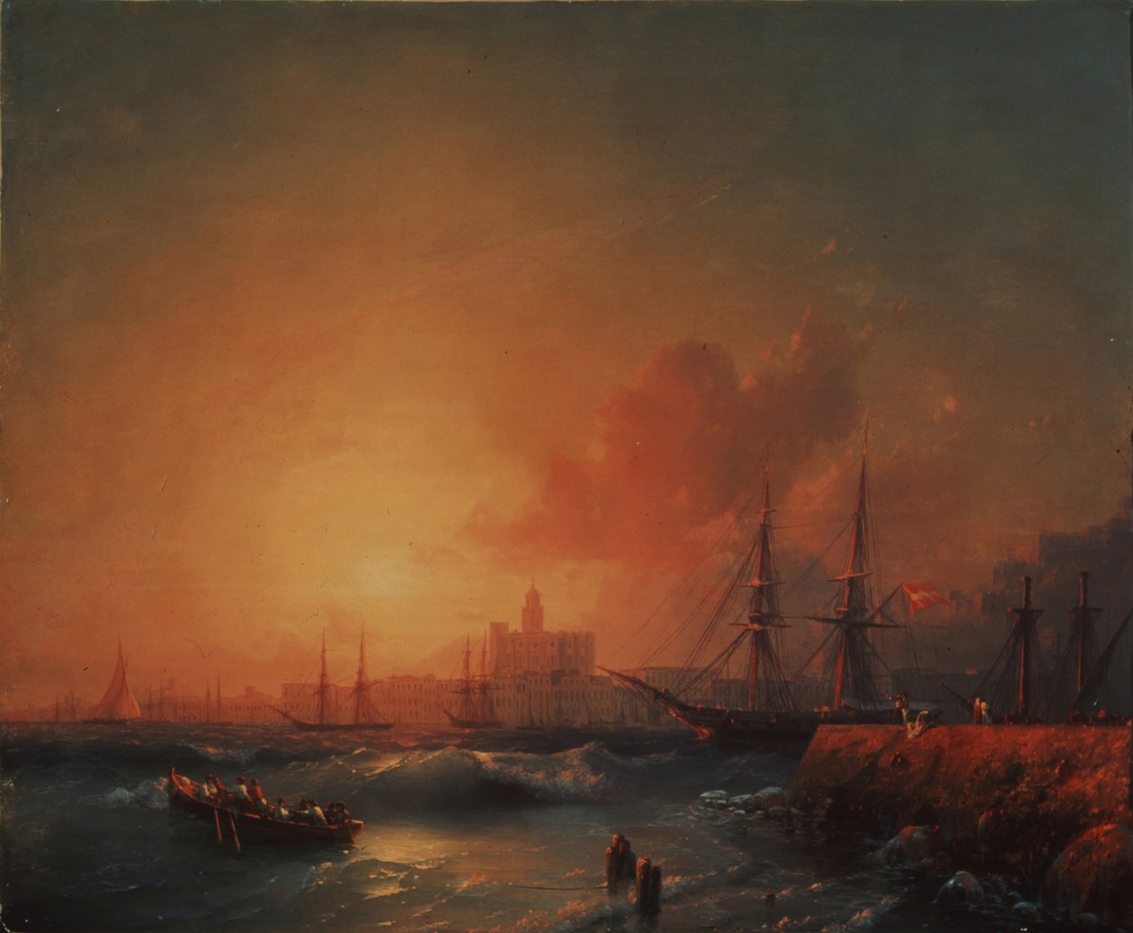 Malaga, 1854 - Ivan Konstantinovich Aivazovsky