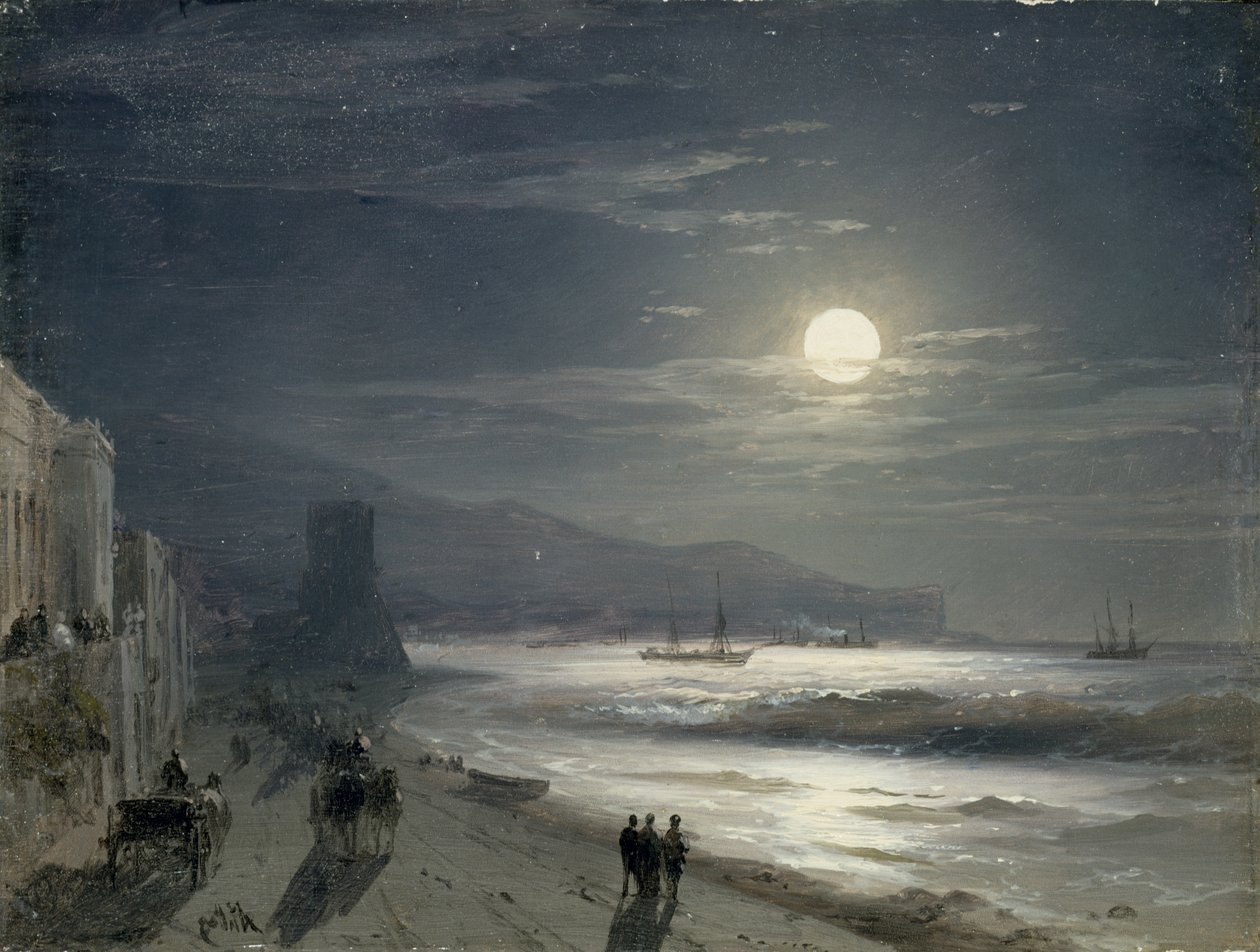 Nuit de lune, 1885 - Ivan Konstantinovich Aivazovsky