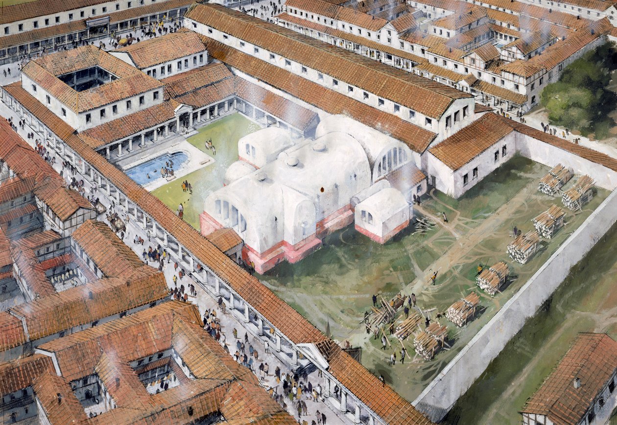Thermes, ville romaine de Wroxeter, Shropshire - Ivan Lapper