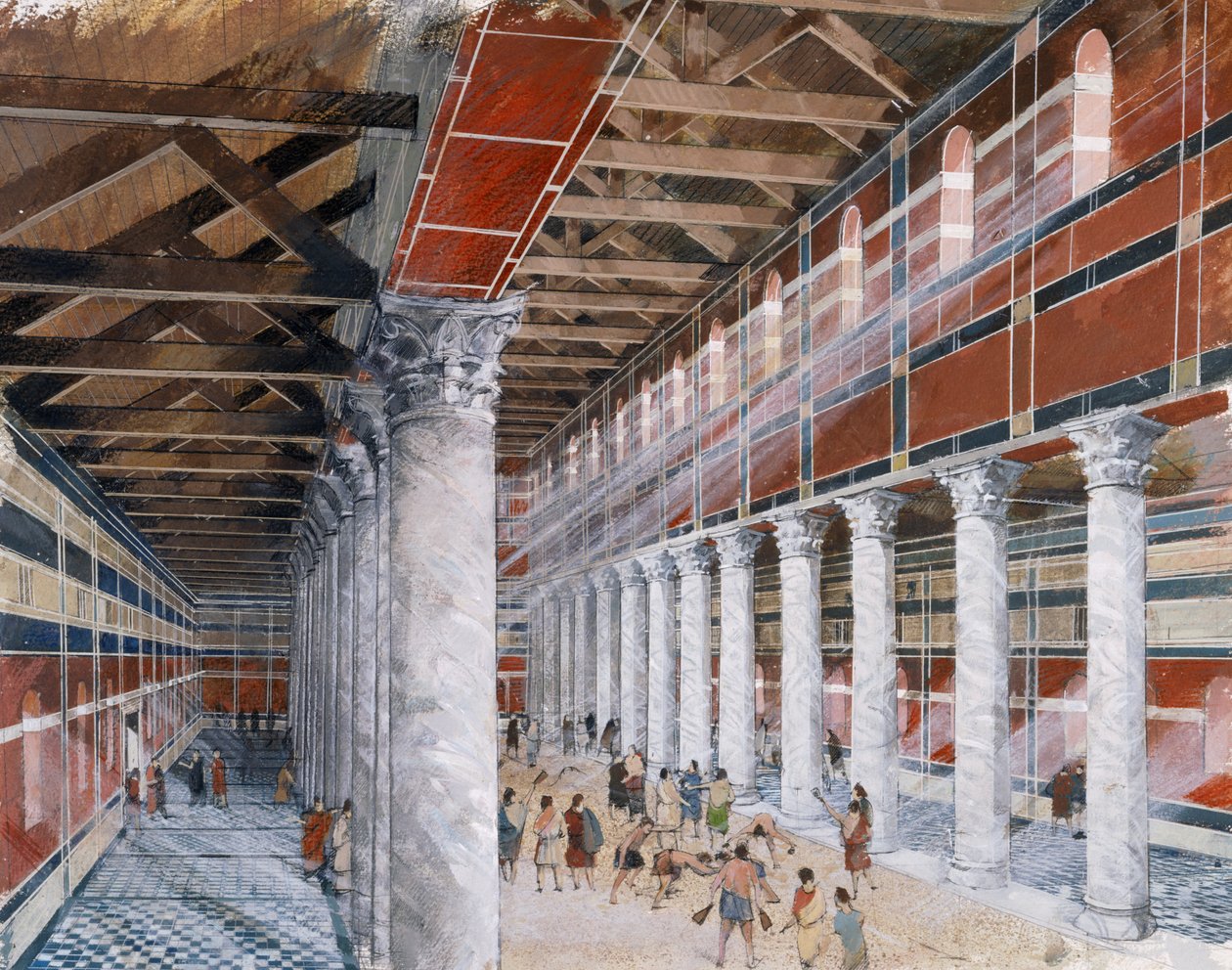 Basilique des thermes, cité romaine de Wroxeter - Ivan Lapper