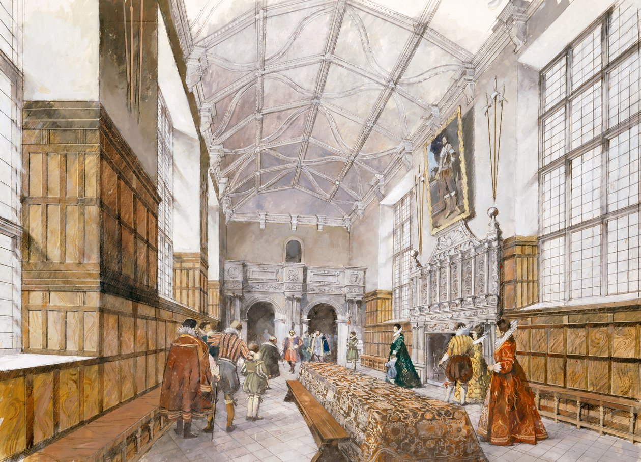 Kirby Hall, début du XVIIe siècle, c1990-2010 - Ivan Lapper