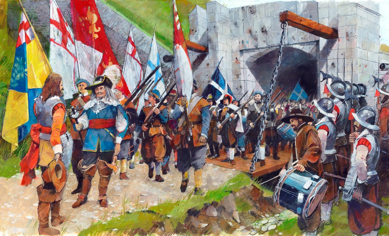 Château de Pendennis, Cornouailles. 17 août 1646, vers 1990-2010 - Ivan Lapper