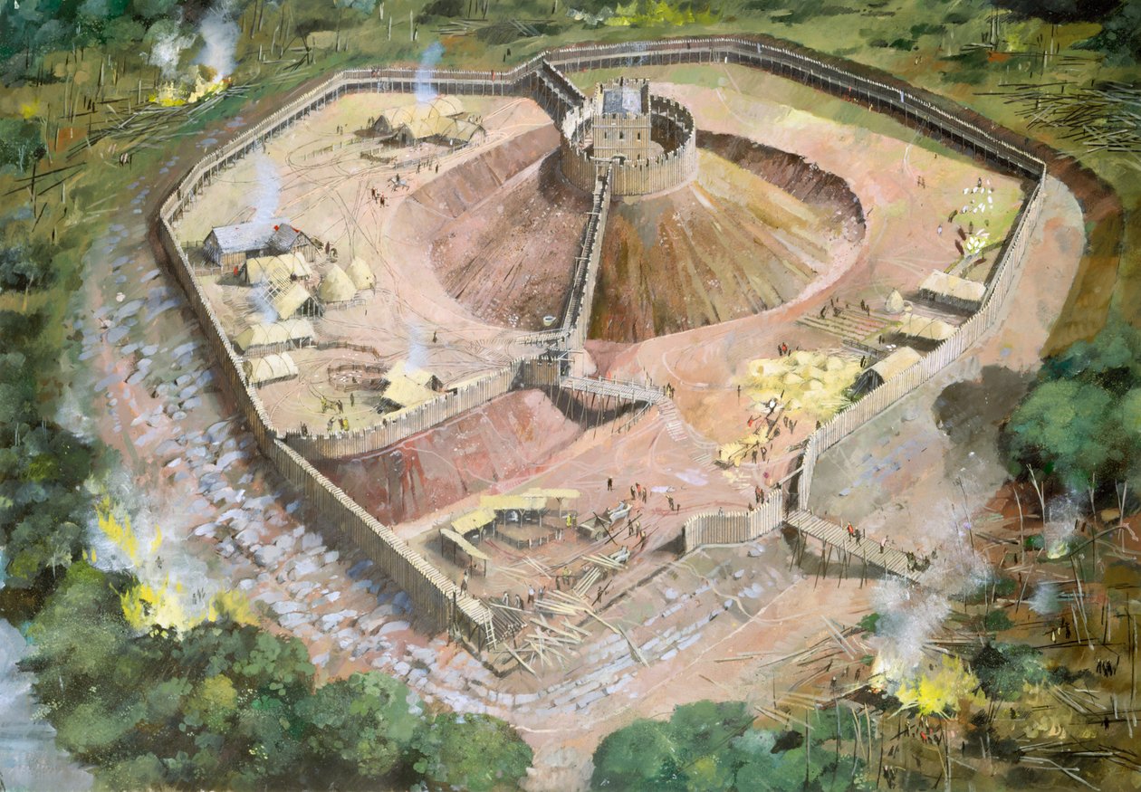 Château de Pickering, 12ème siècle, vers 1990-2010 - Ivan Lapper