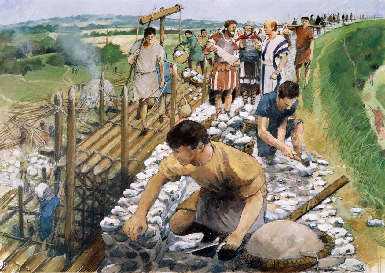 Murs de la ville romaine de Silchester, 2e siècle, 1990-2010 - Ivan Lapper