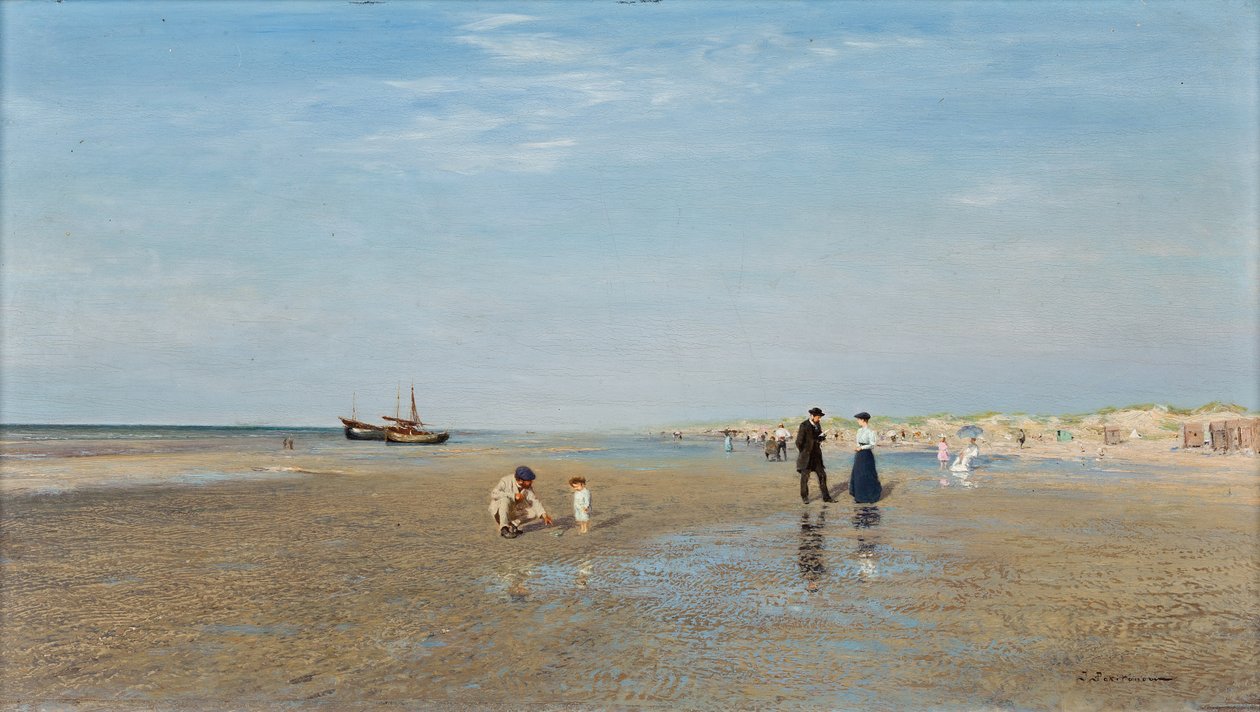 À la plage - Ivan Pavlovich Pokhitonov