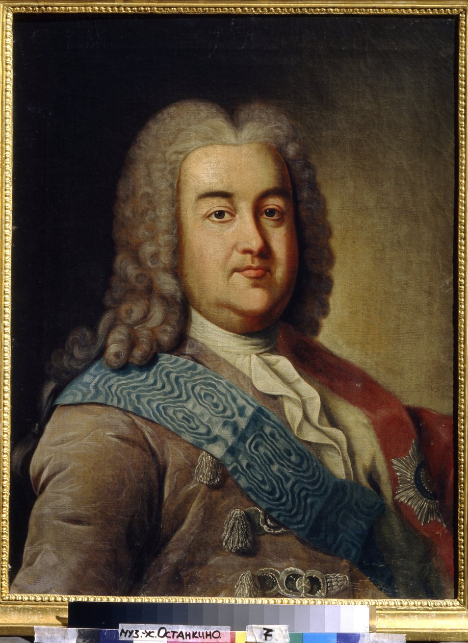 Portrait du prince Alexis Mikhailovich Tcherkasski - Ivan Petrovich Argunov