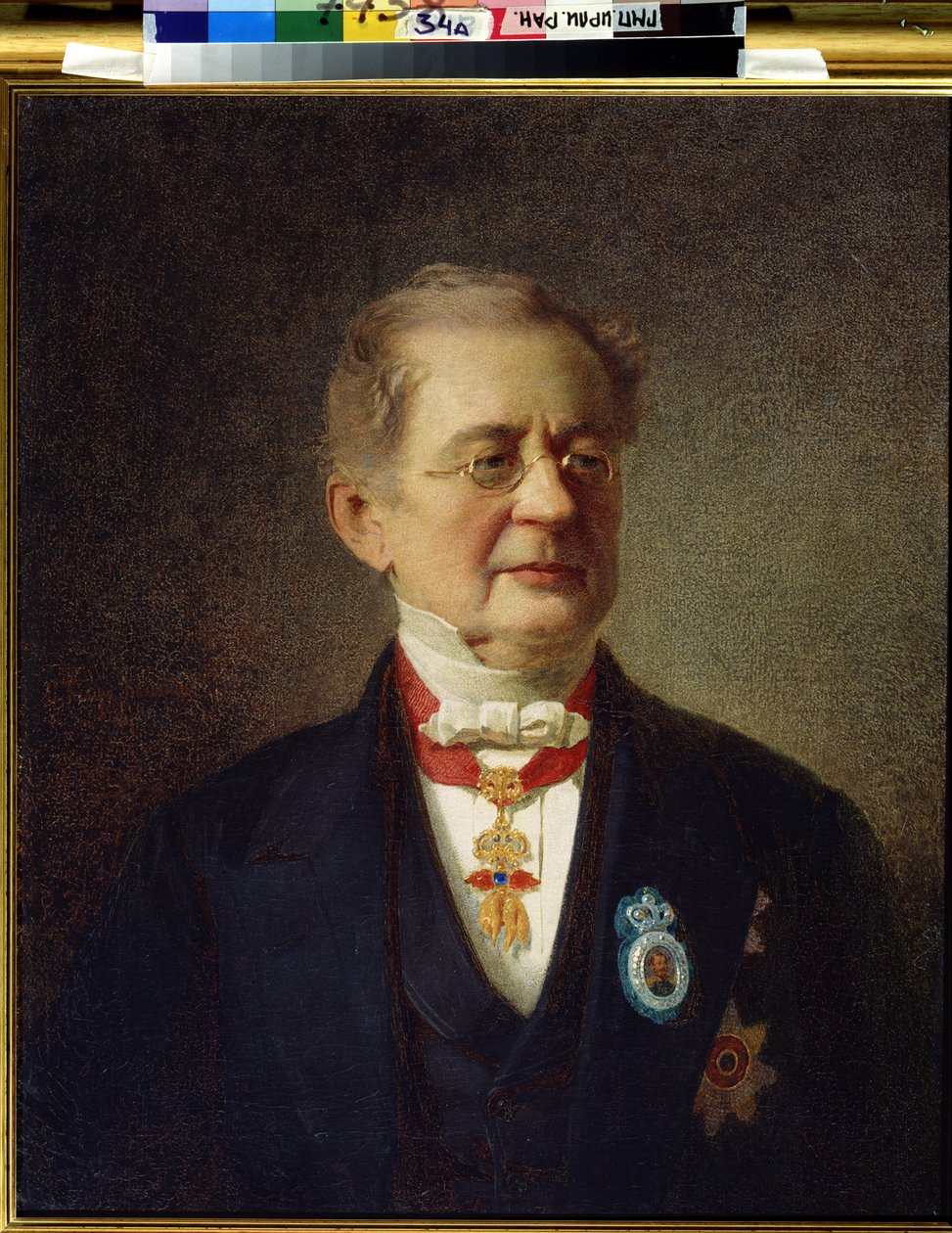 Portrait du chancelier Prince Alexander Mikhailovich Gorchakov - Ivan Petrovich Keler Viliandi