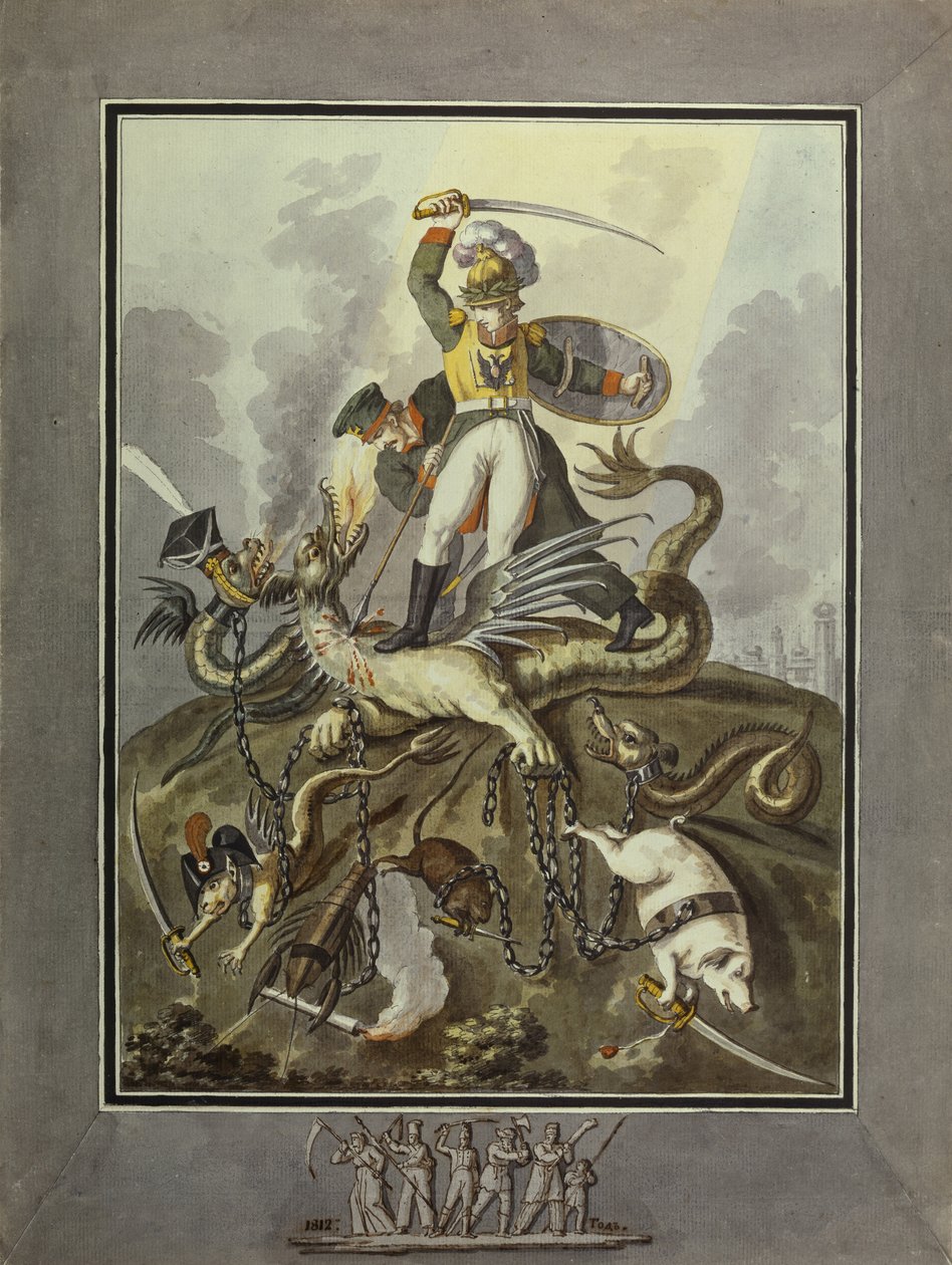 1812. Allégorie - Ivan Philippovich Tupylev