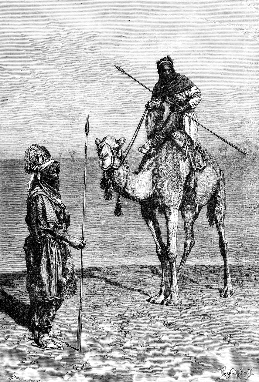 Touaregs en voyage, Afrique du Nord, 1895 - Ivan Pranishnikoff