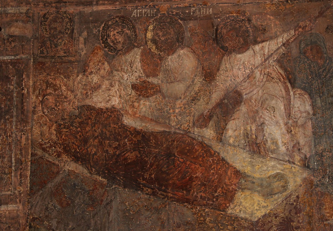 Fresque dans la cathédrale de Notre-Dame du Signe, Novgorod, début du 18e siècle - Ivan Yakovlevich Bakhmatov
