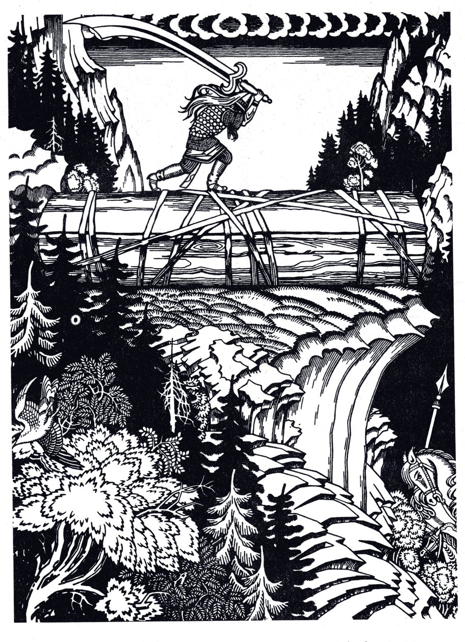 Ilya Mouromets et Svyatogor, 1934 - Ivan Yakovlevich Bilibin