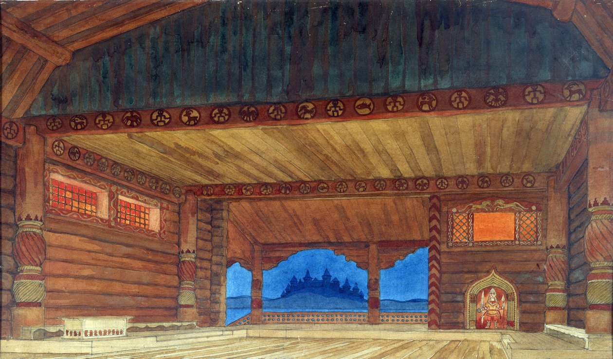 Décor de scène pour l