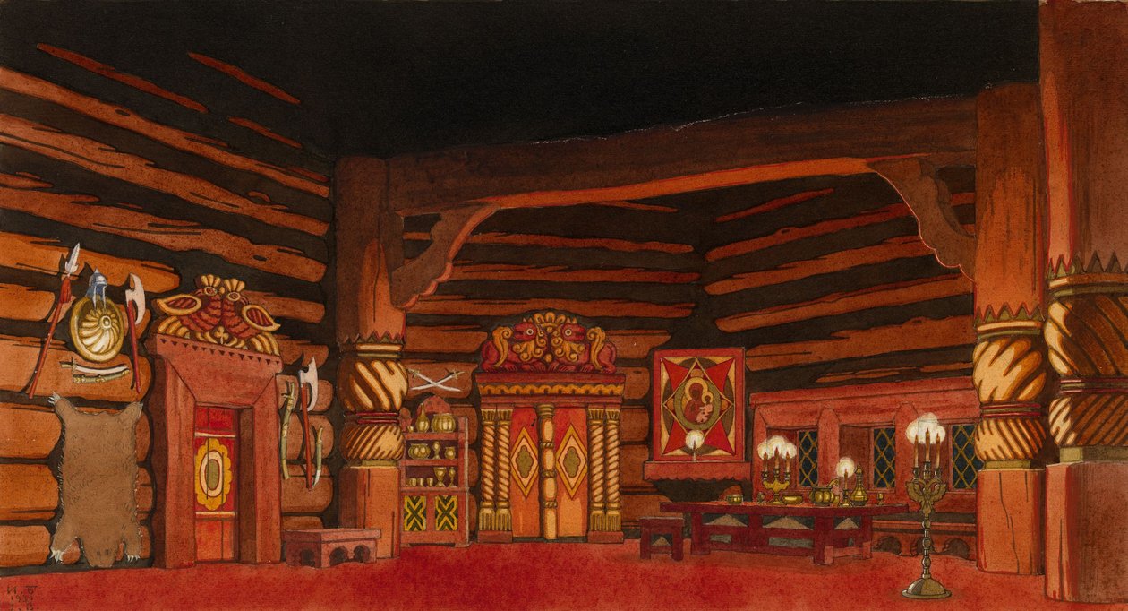 Décor de scène pour l