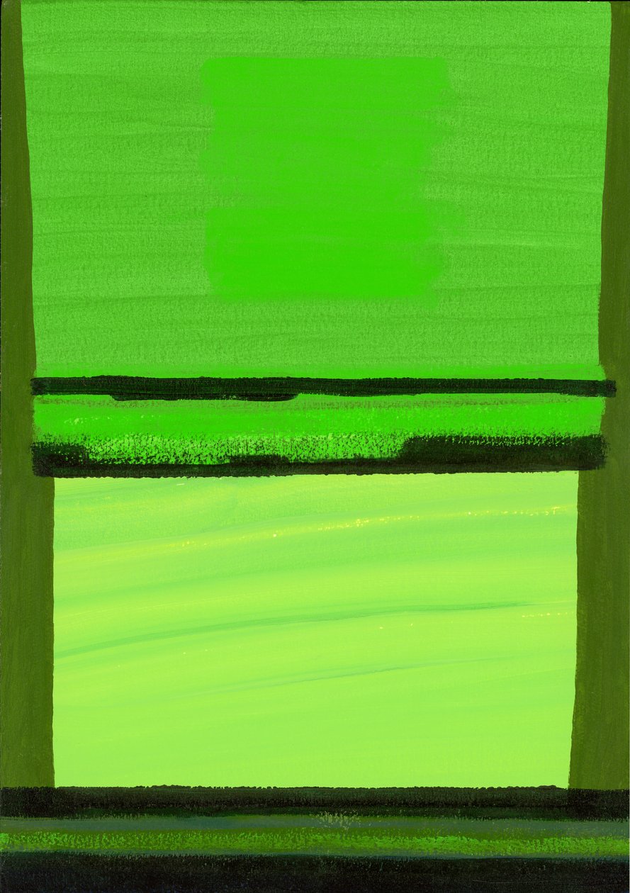 Série des jardins de Kensington : Vert sur vert - Izabella Godlewska de Aranda