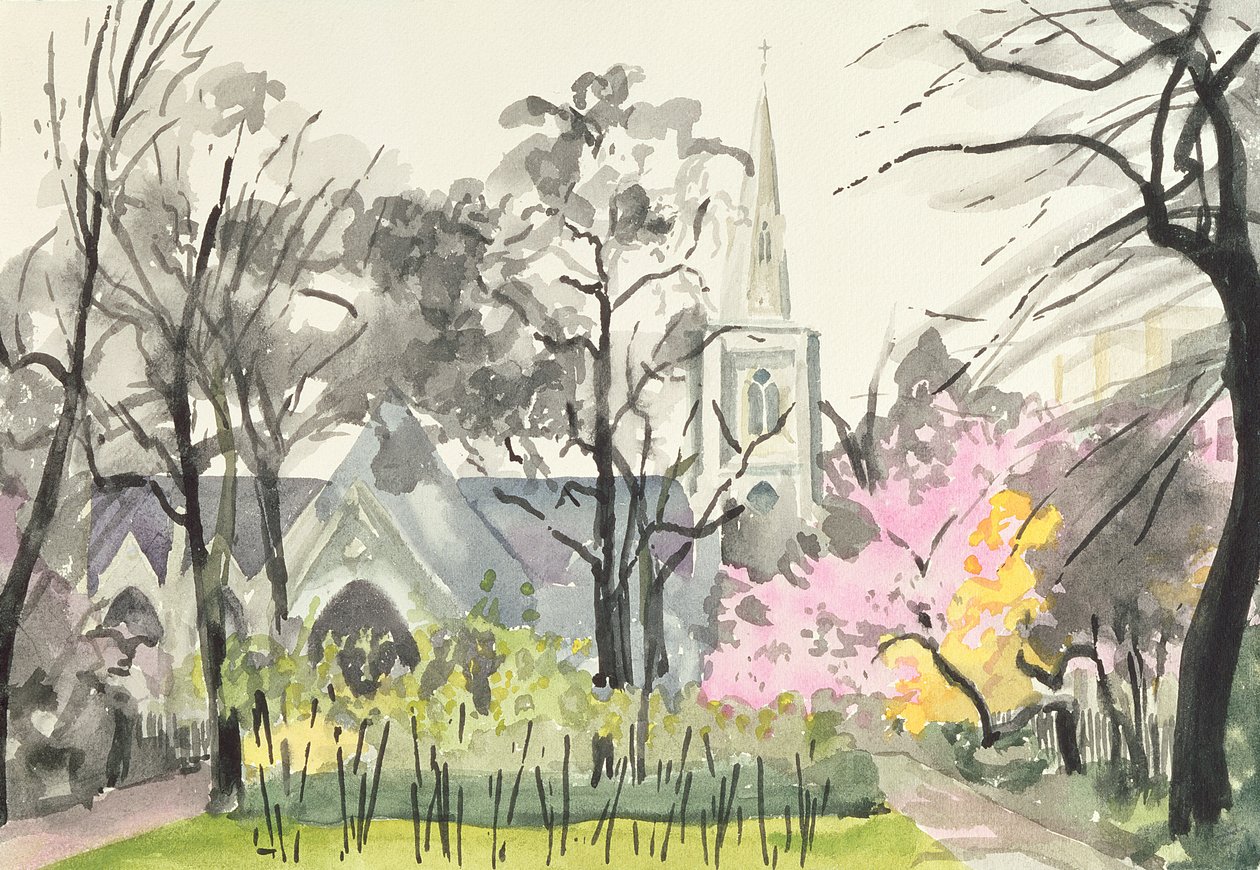 Église Saint-Michel, Chester Square, Londres, 1982 - Izabella Godlewska de Aranda
