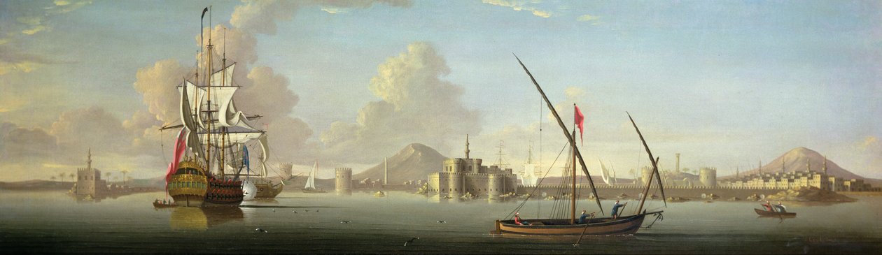 Vue étendue du port d