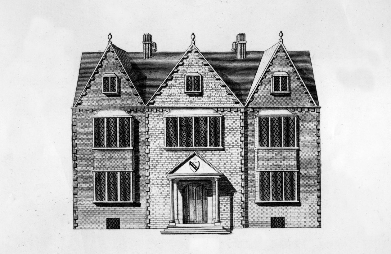 New Place, gravé par Andrew Birrell, 1790 - J Jordan