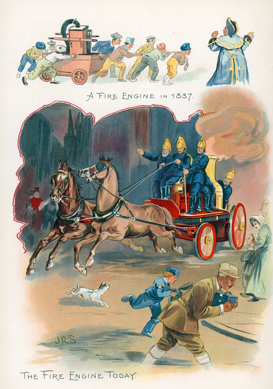 Pompiers, avant et maintenant | J. R. Sinclair