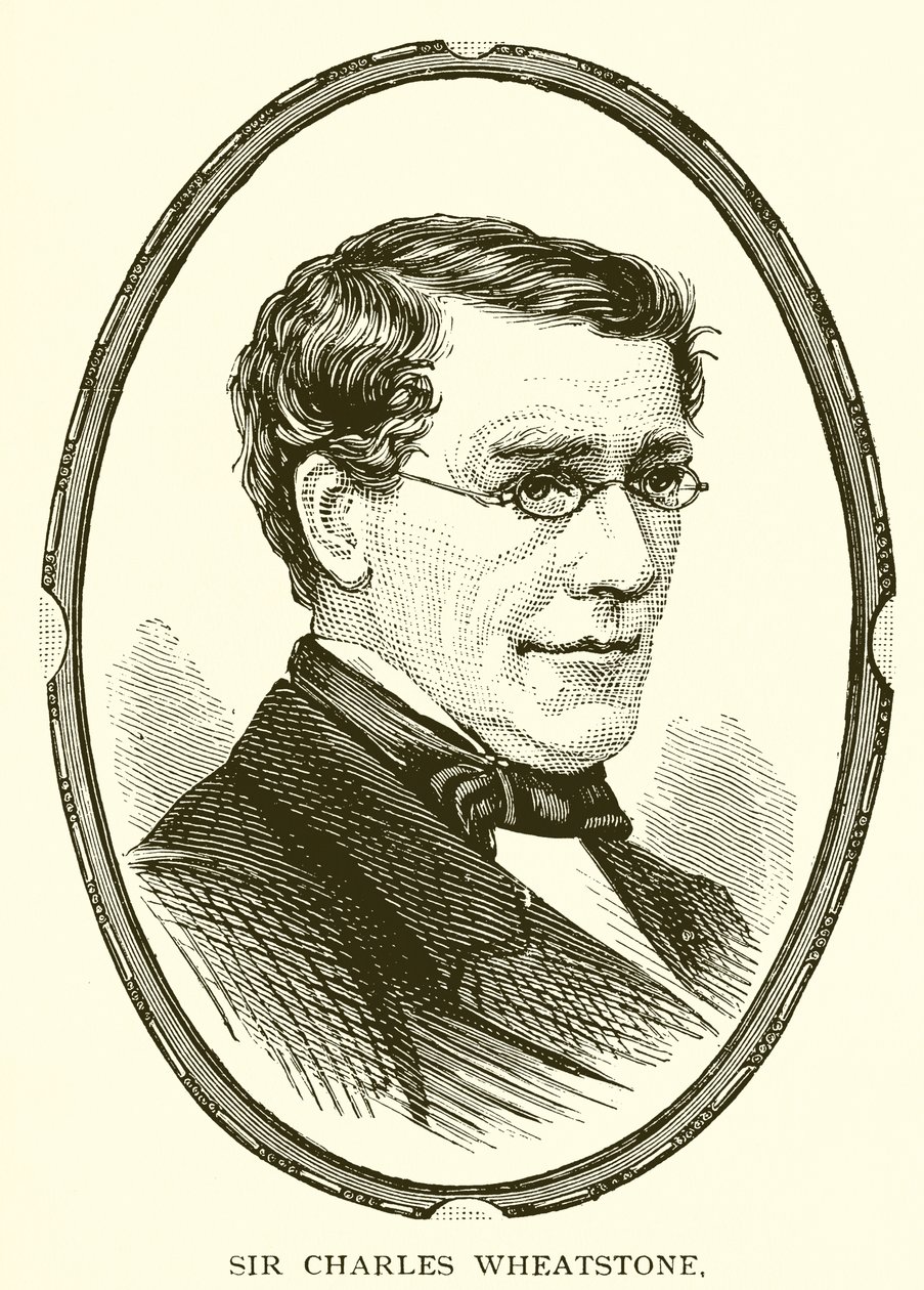 Sir Charles Wheatstone | J. R. Sinclair | Estampe d'art