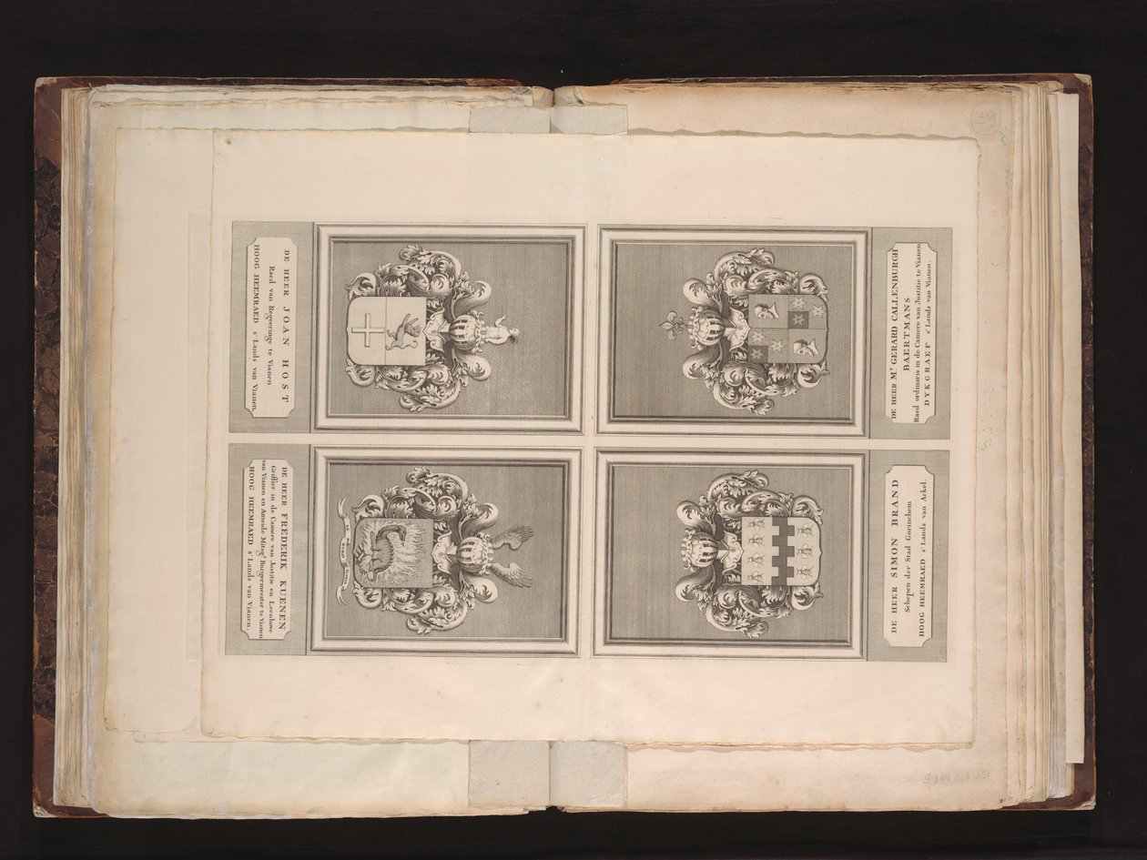 Nouvelle carte des Cinq Seigneuries situées entre le Dief et la digue de Zouwen / publiée par Reinier et Iosua Ottens, marchands de cartes à Amsterdam 1741 - J. van Jagen