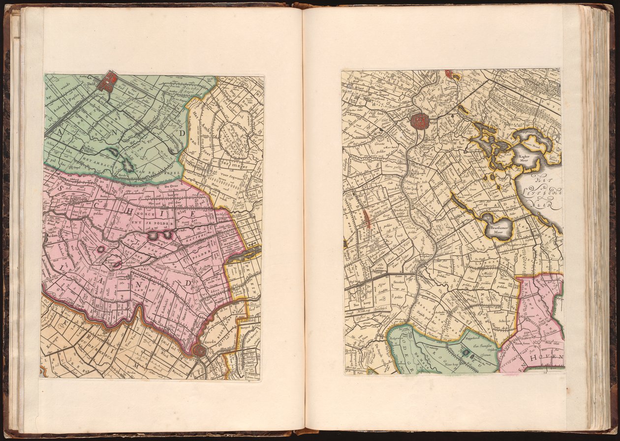 Carte du comté de Hollande et de la seigneurie d
