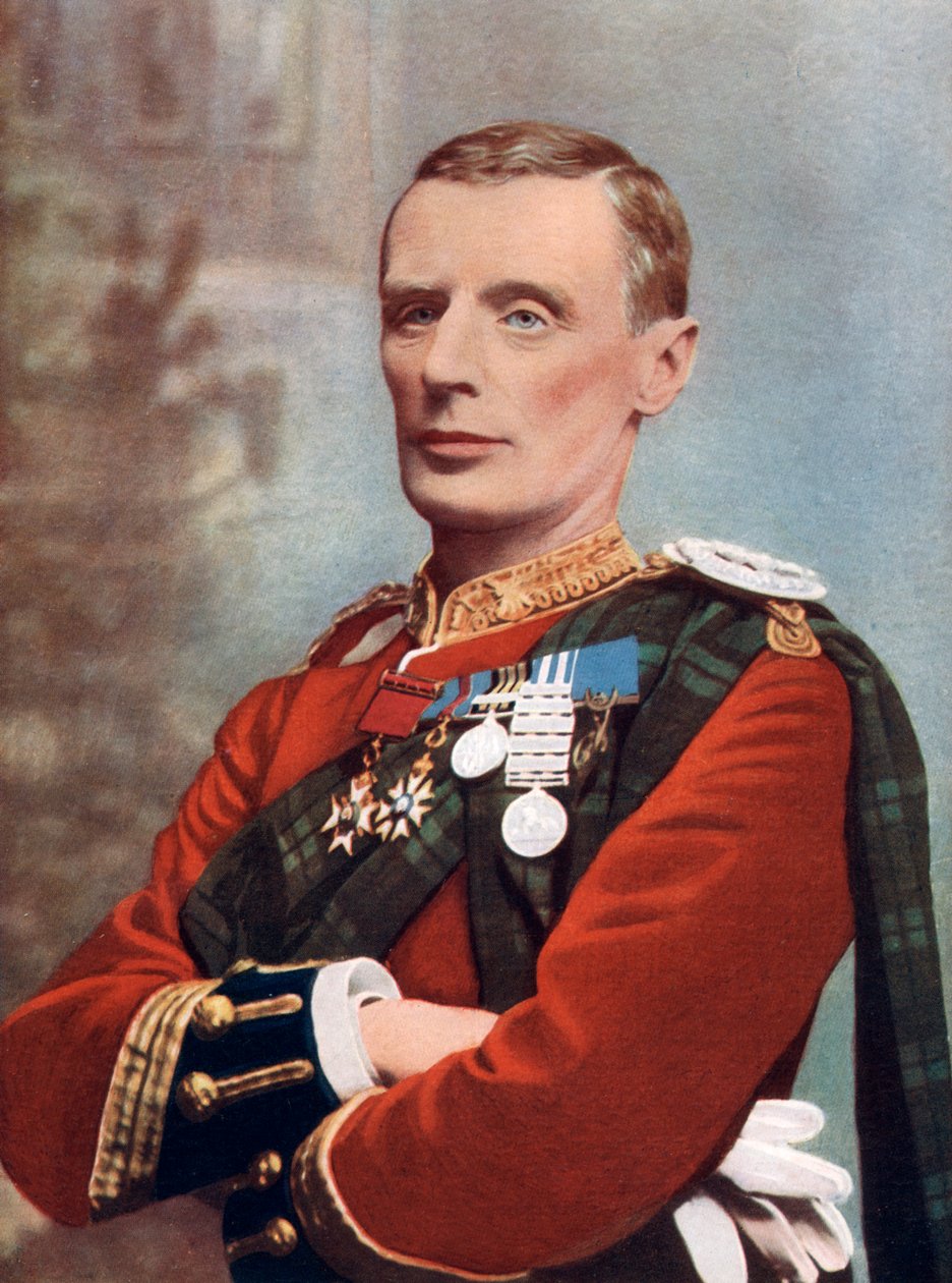Major-Général AG Wauchope, Commandant de la brigade des Highlands en Afrique du Sud - JA Horsburgh