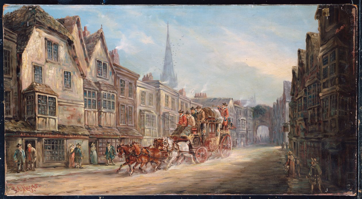 Le courrier royal de Londres à Exeter passant par Salisbury, 1895 - J.C. Maggs