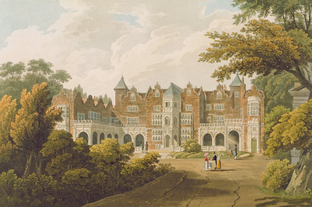 Holland House, la résidence du très honorable Lord Holland, gravé par R. Havell et Fils - J.C. Smith