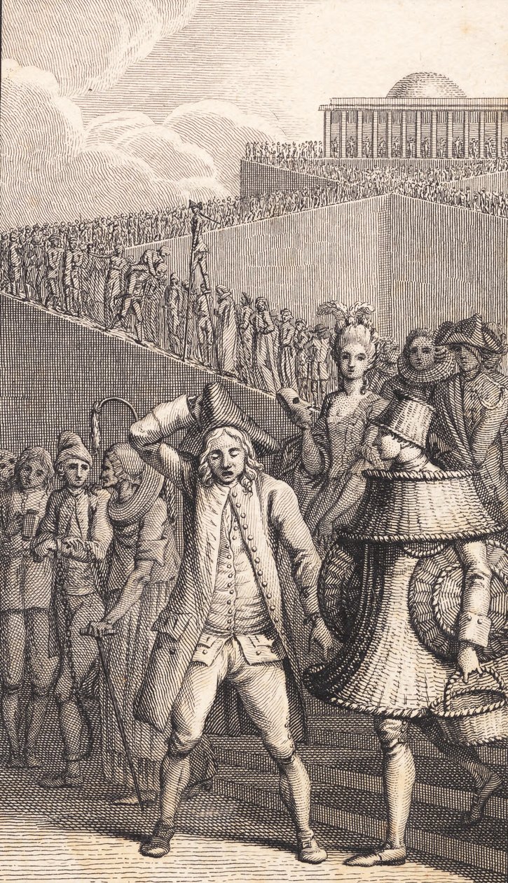 Illustration pour "Le Temple de la Chance" de Johannes Ewald - J.F. Clemens