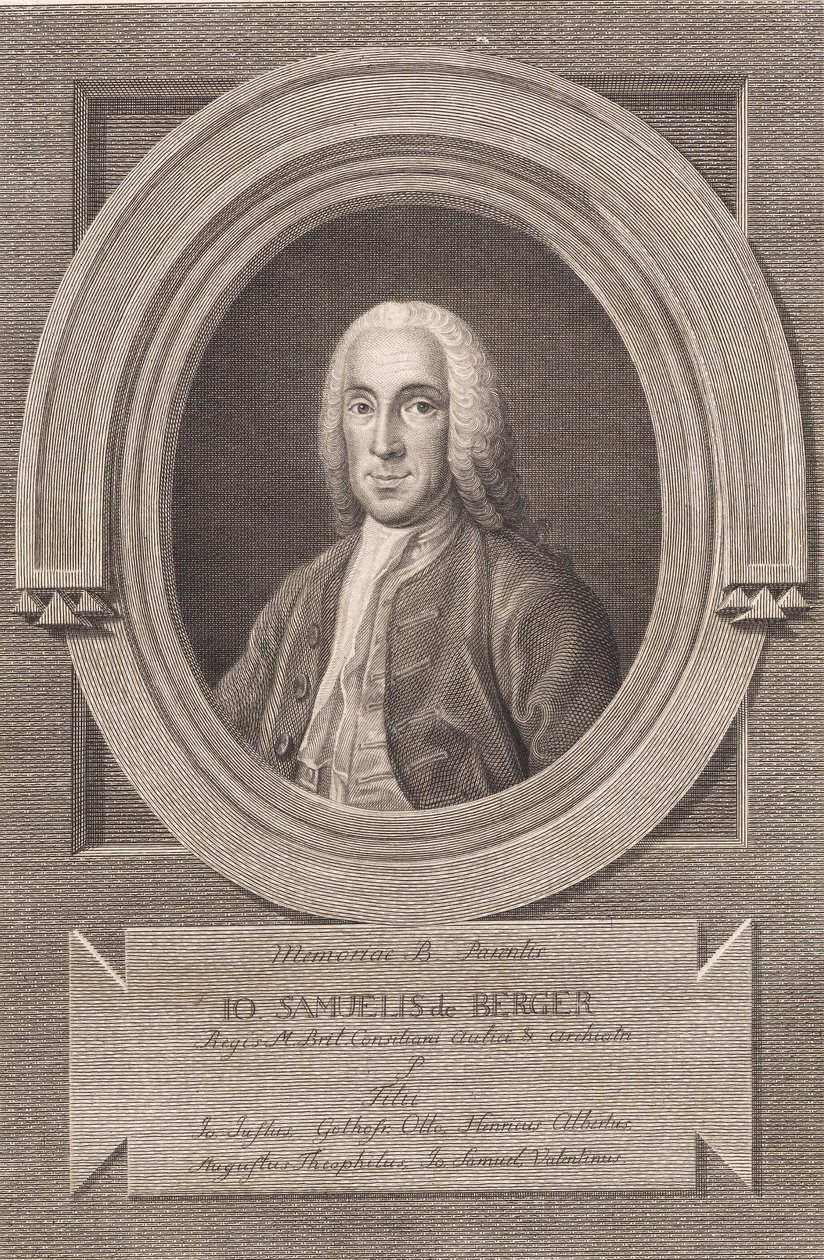 Portrait du médecin Johann Samuel von Berger - J.F. Clemens