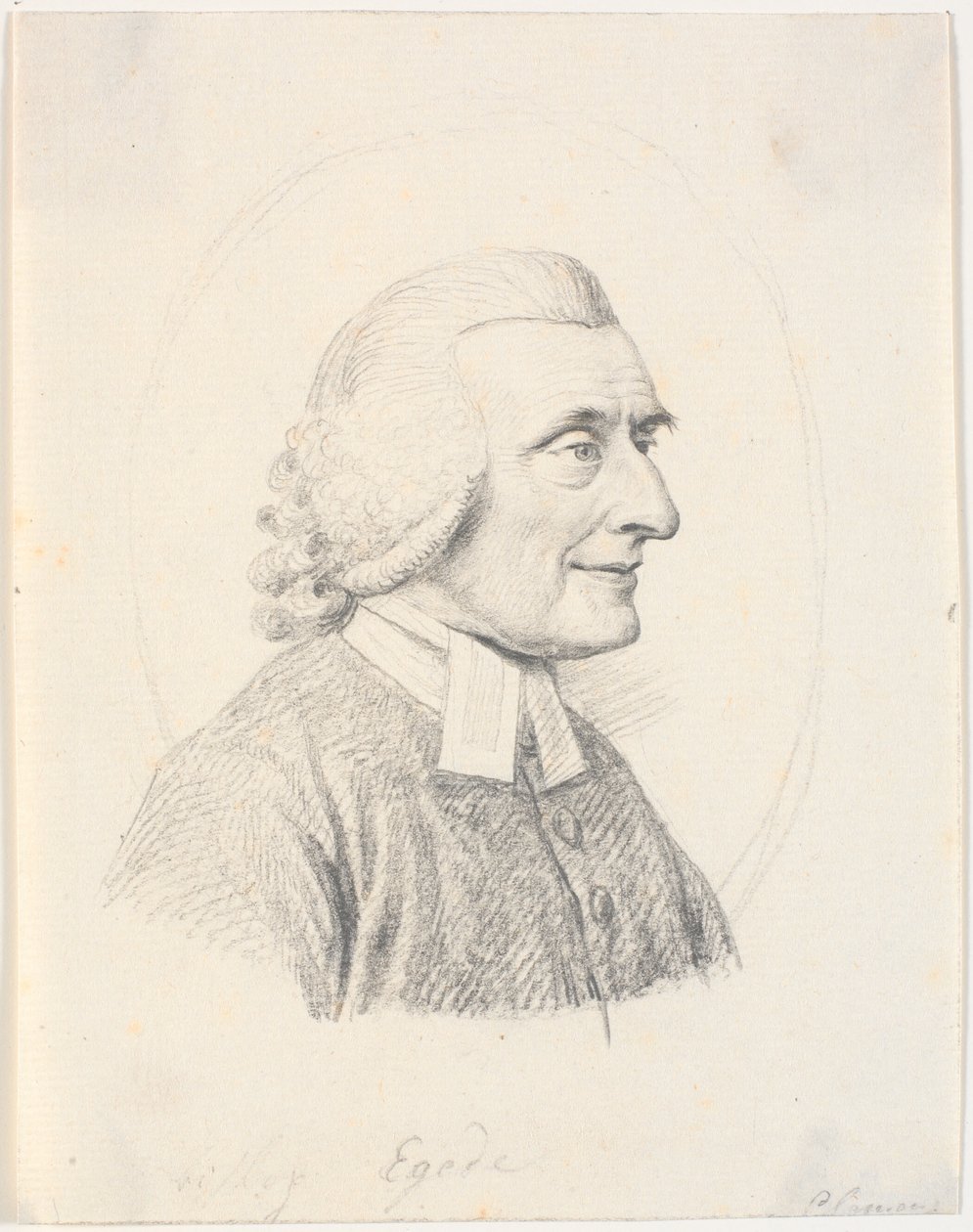 Portrait du pasteur Paul Egede (1709-89) - J.F. Clemens