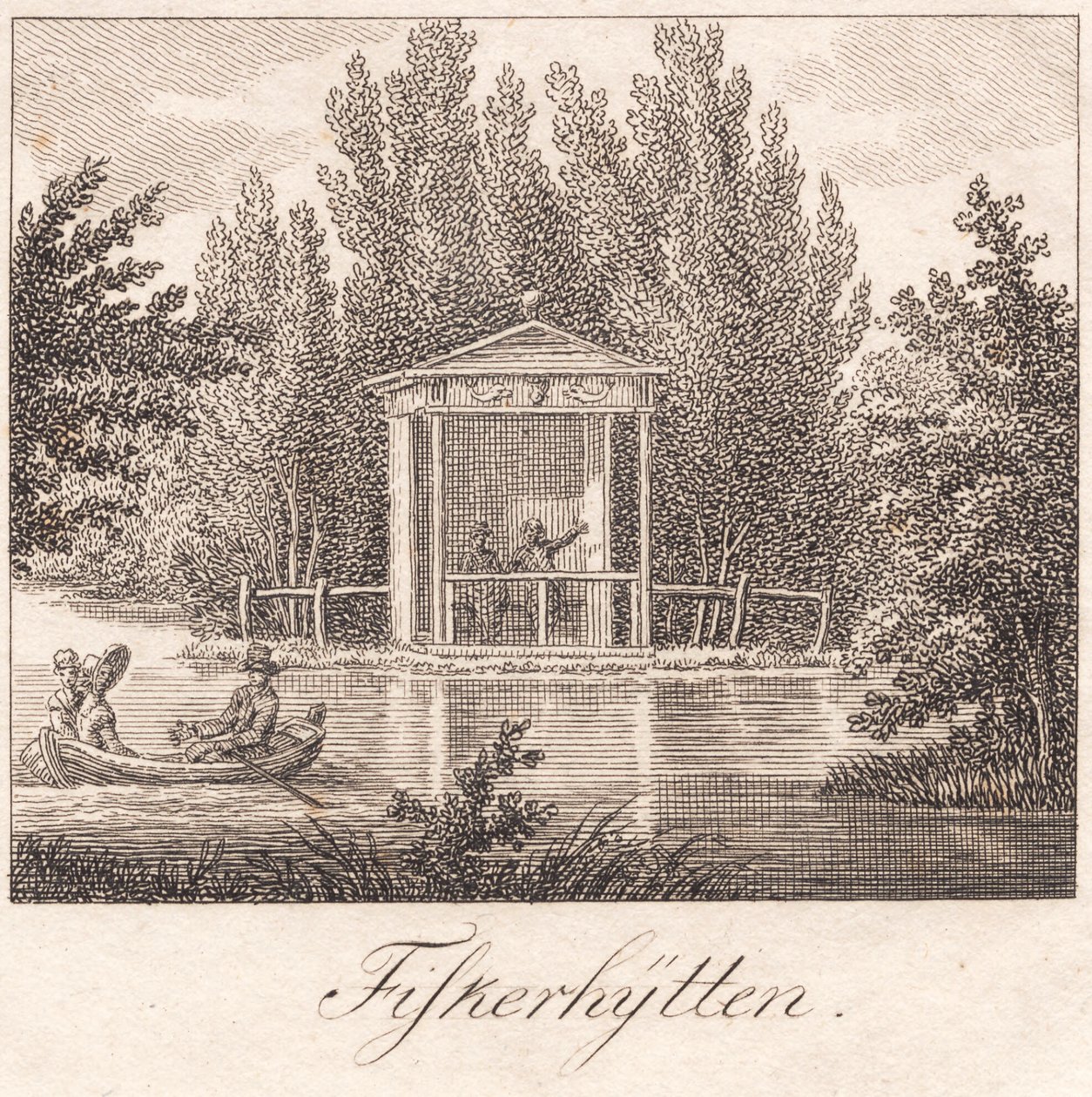 Le jardin de Sanderumgaard - J.F. Clemens