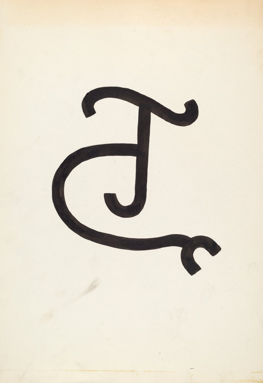 Marque de bétail, vers 1936 - J.Henry Marley