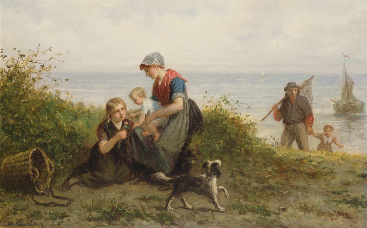 La famille du pêcheur - J.J.M. Damschroeder