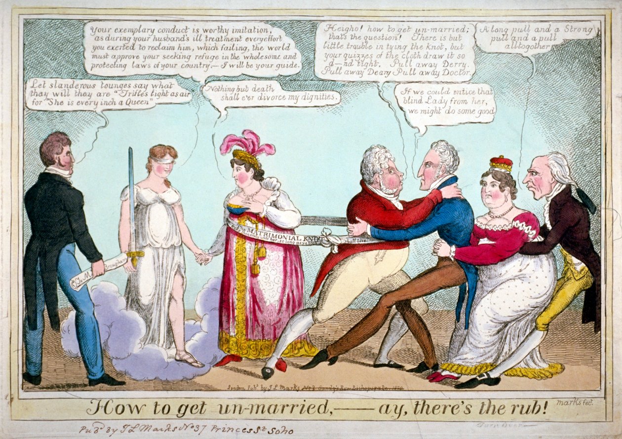 Comment se dé-marier, ah, voilà le problème!, 1820 - JL Marks