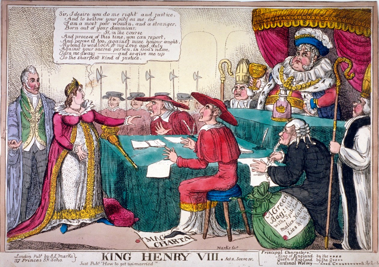 Le roi Henri VIII, acte II, scène IV - JL Marks