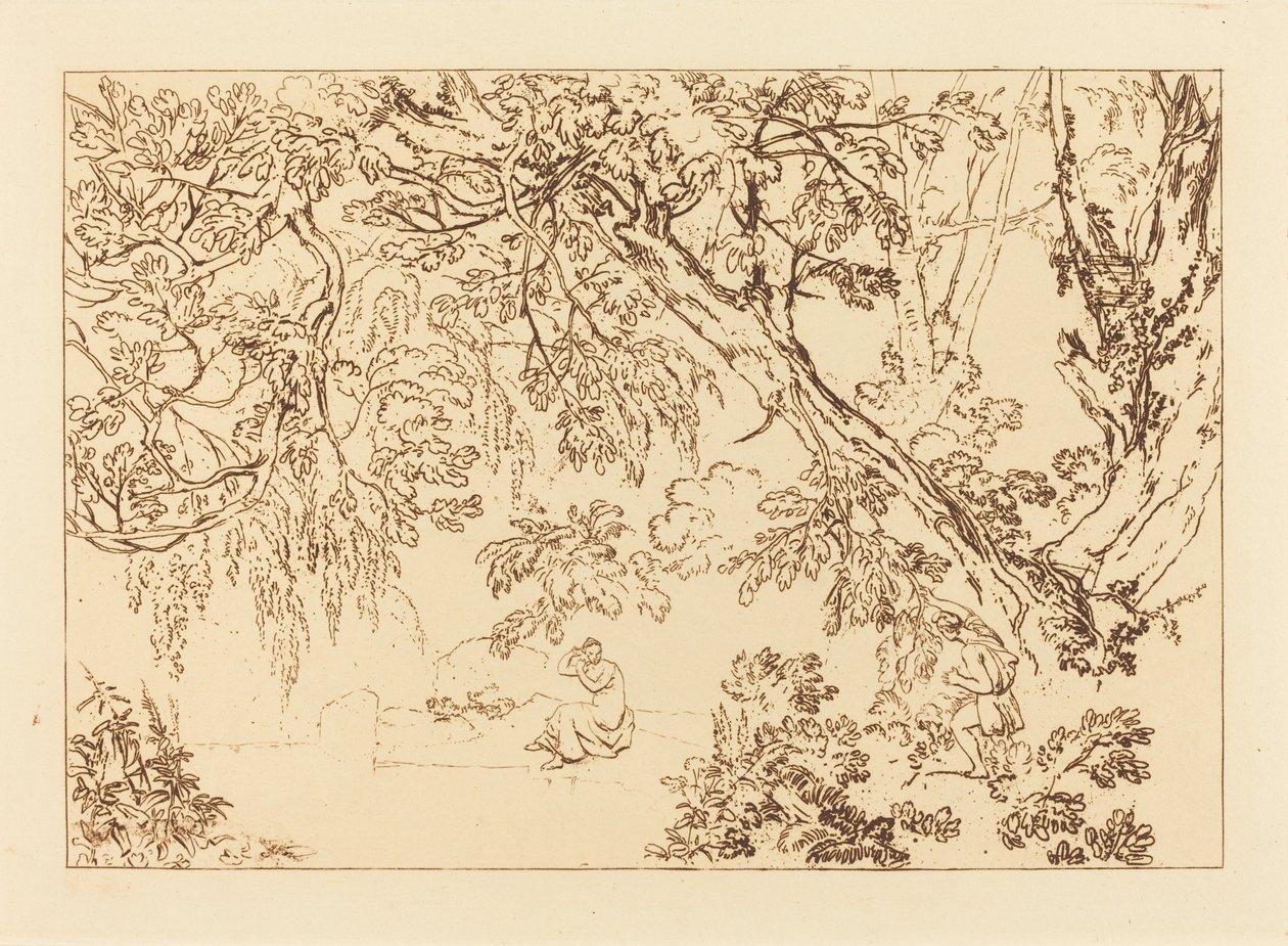 Ésacus et Hespérie, publié en 1816 - Joseph Mallord William Turner