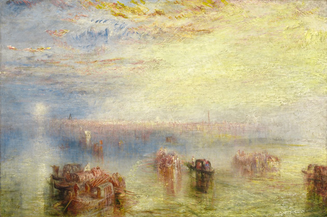 Approche de Venise, 1844 - Joseph Mallord William Turner
