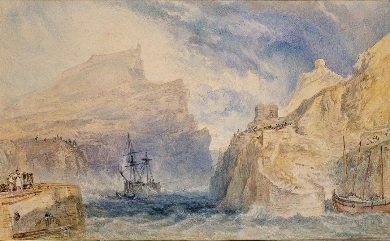 Boscastle, Cornouailles, vers 1824 - Joseph Mallord William Turner