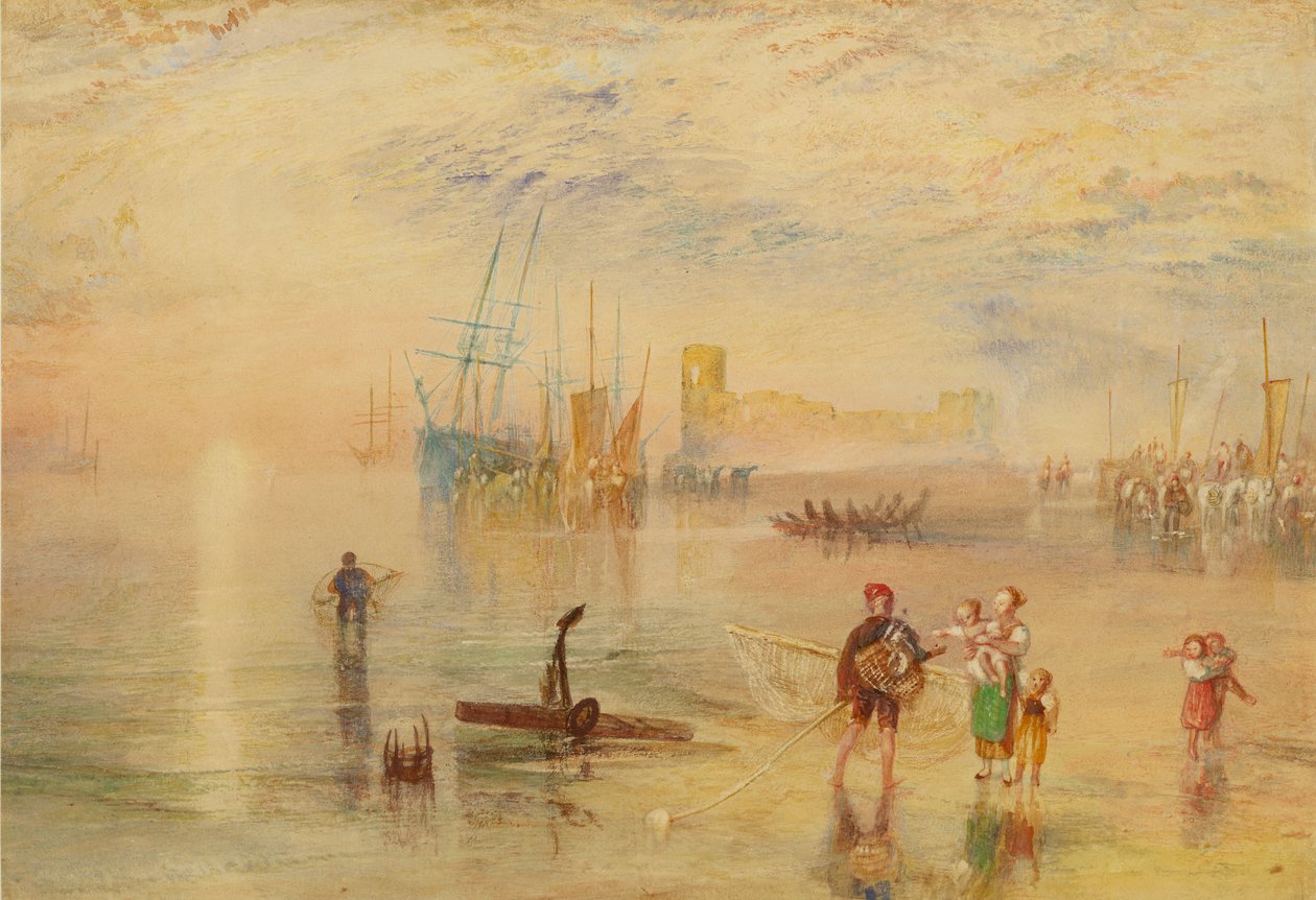 Château de Flint, Pays de Galles du Nord, 1834-1838 - Joseph Mallord William Turner